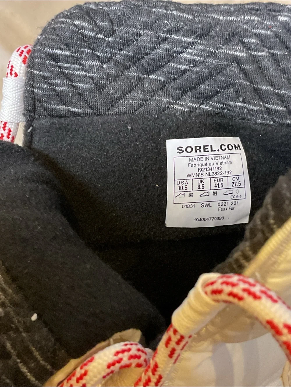 Sorel Whitney li Short Lace up Boots Waterproof Size 10.5